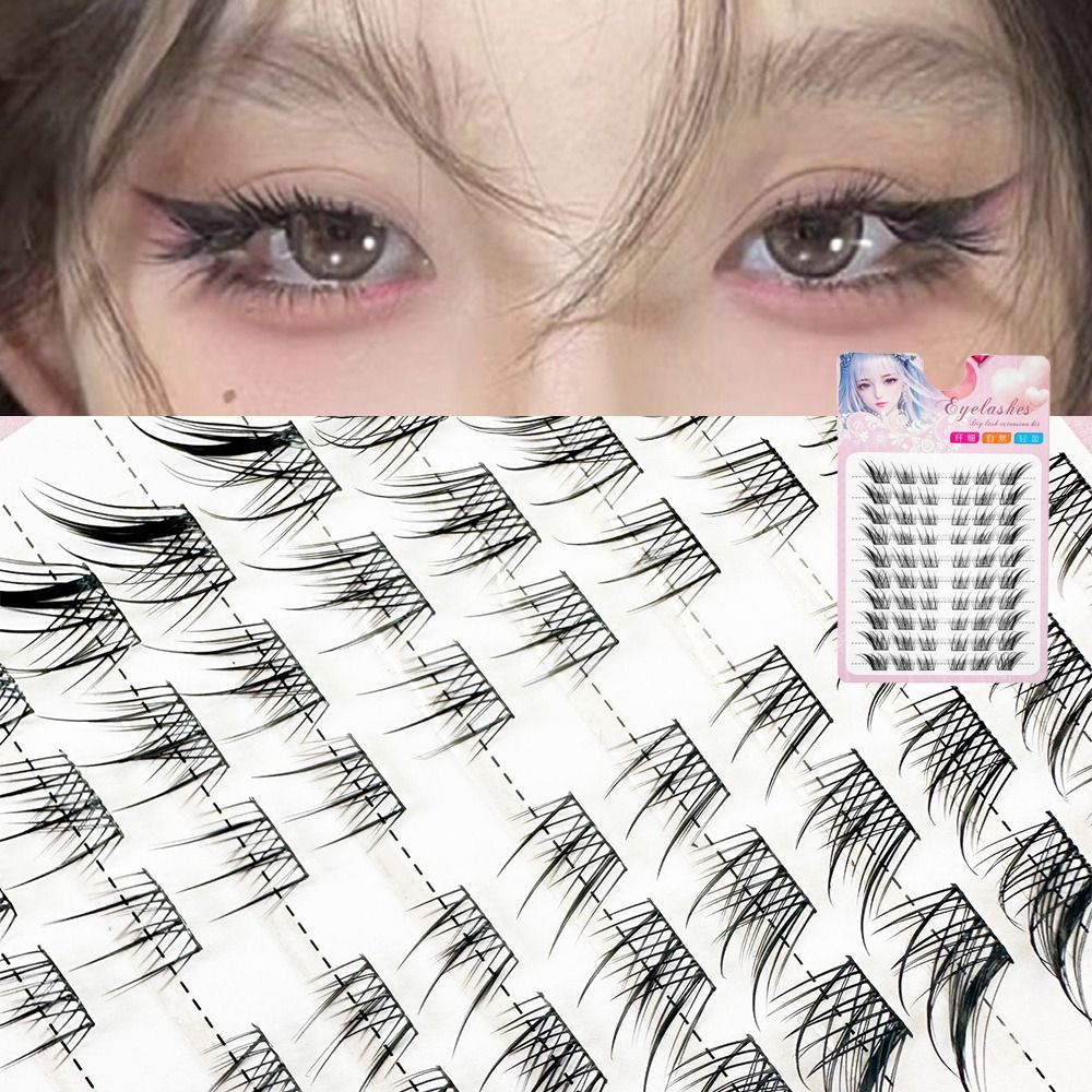 3D Cat Eye Clusters Lashes Nat - Eyelash Extension Cat Eye Wispy avaliação e preço