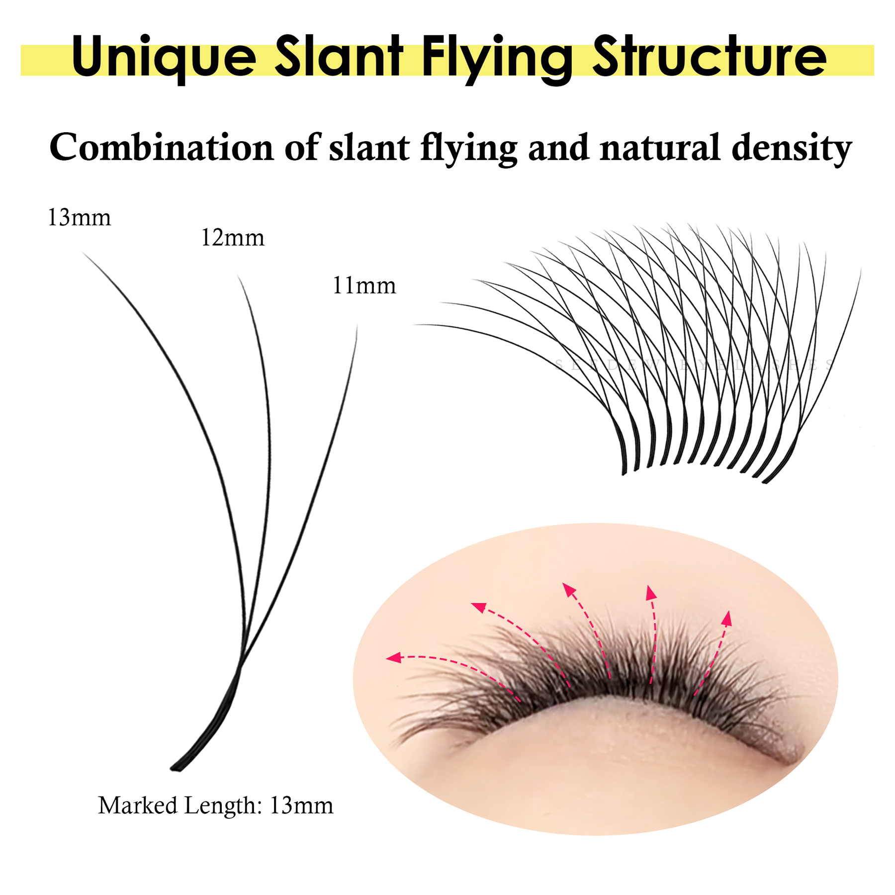 SEEDEW Fox 3D 4D Eyelash Exten - Eyelash Extension Cat Eye Wispy avaliação e preço
