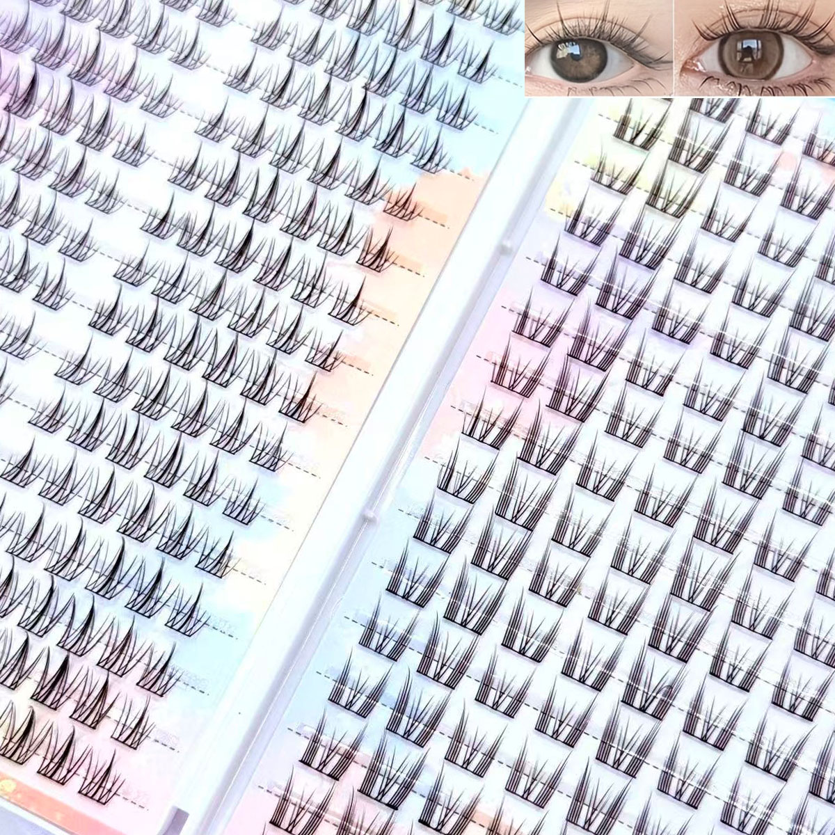 Hot Selling  Sunflower and Cat - Eyelash Extension Cat Eye Wispy avaliação e preço
