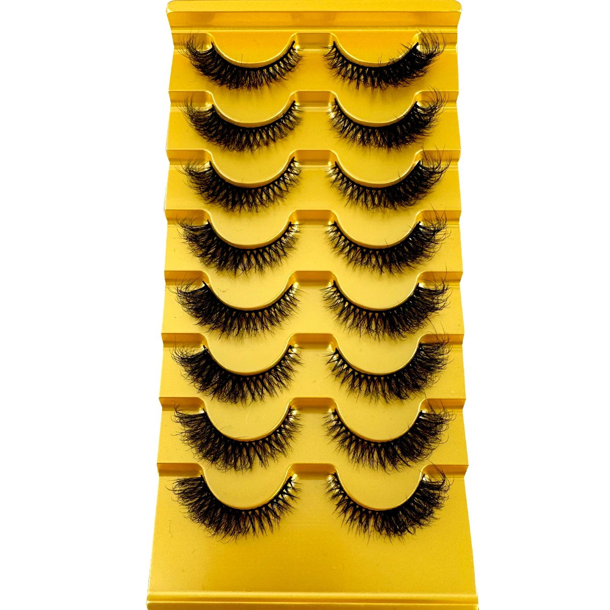 HBZGTLAD New 8 pairs of cat ey - Eyelash Extension Cat Eye Wispy avaliação e preço