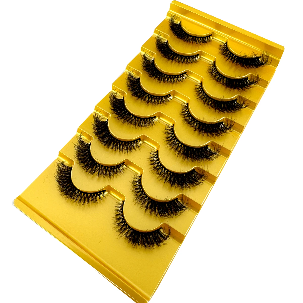 HBZGTLAD New 8 pairs of cat ey - Eyelash Extension Cat Eye Wispy avaliação e preço