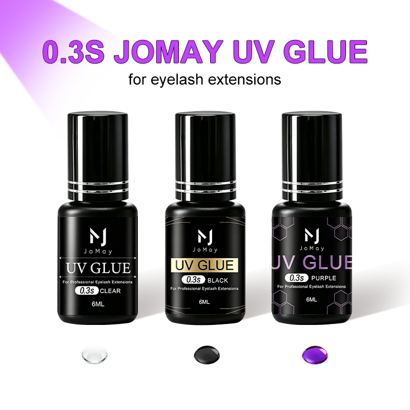 JOMAY Black Clear Purple UV Ey - Sensitive Lash Glue avaliação e preço