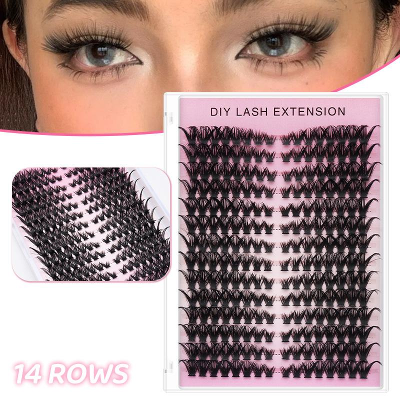 14 Rows Cluster Eyelash Extens - Eyelash Extension Volume Lashes avaliação e preço