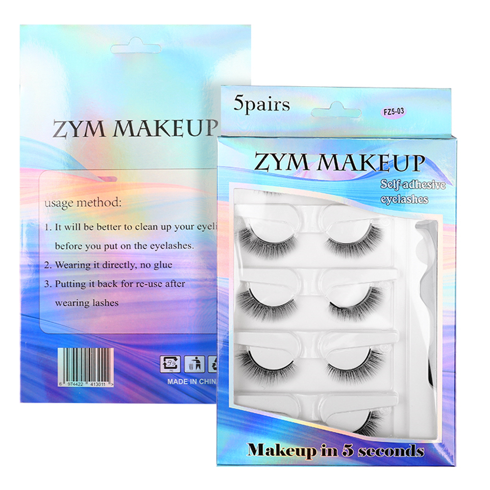 5 pairs of glue-free with mult - Sensitive Lash Glue avaliação e preço