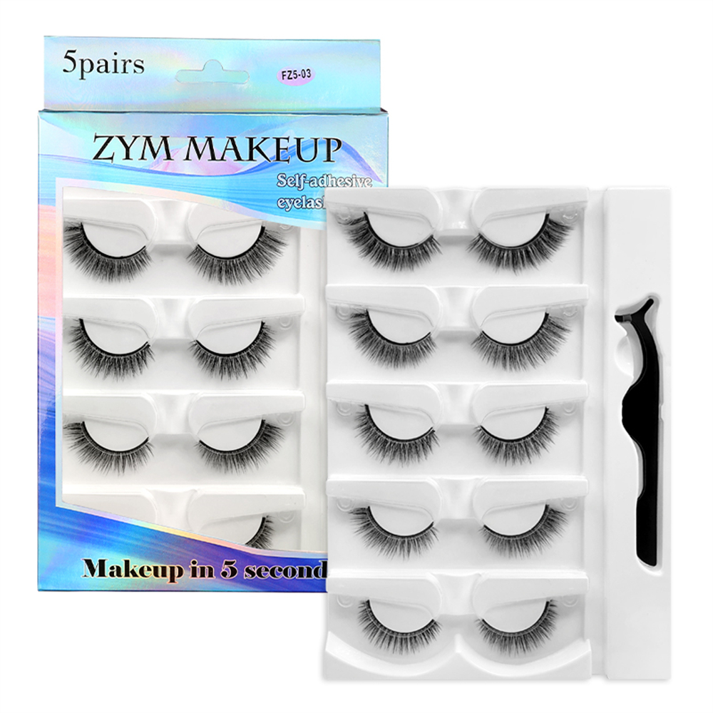 5 pairs of glue-free with mult - Sensitive Lash Glue avaliação e preço