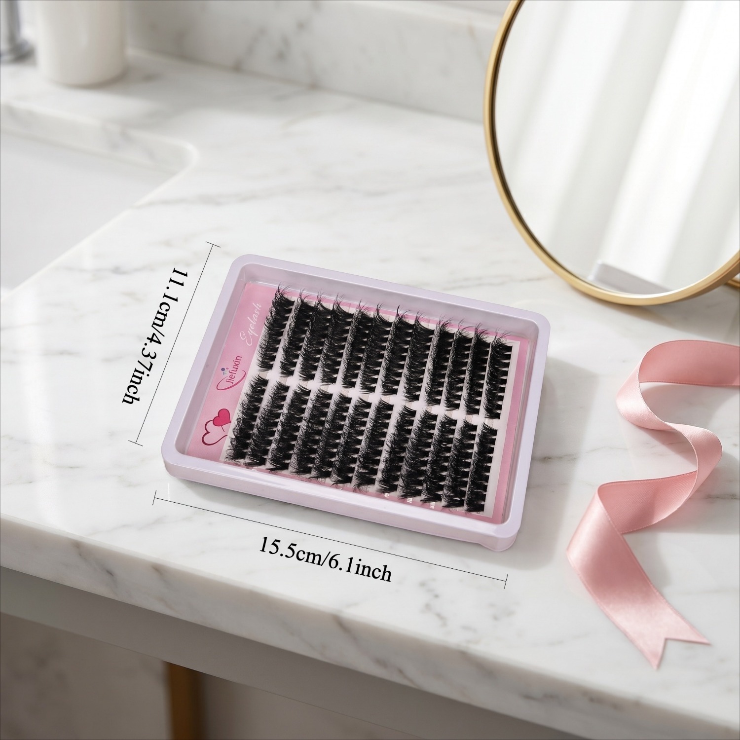 Fluffy Volume Cluster Lashes C - Eyelash Extension Cat Eye Wispy avaliação e preço