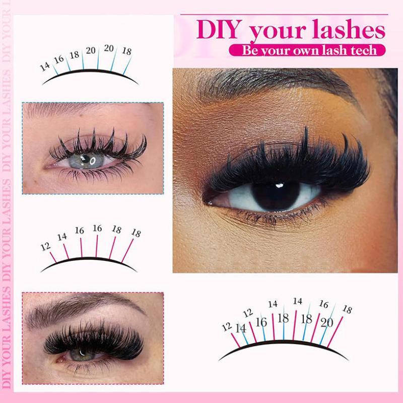 Volume Lash Clusters Mink Wisp - Eyelash Extension Volume Lashes avaliação e preço