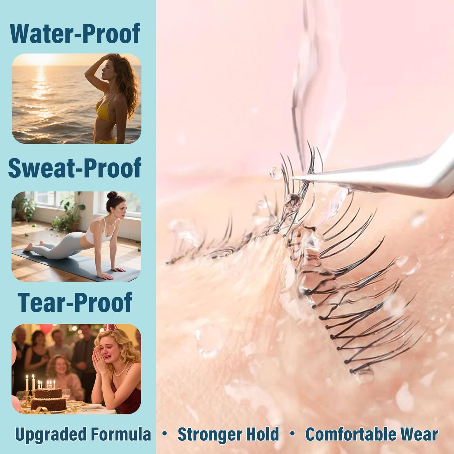 Mscici Thinnest 0.03mm Natural - Sensitive Lash Glue avaliação e preço