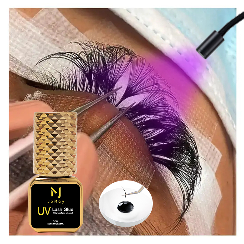JOMAY Black UV Lash Glue 0.5S  - Sensitive Lash Glue avaliação e preço