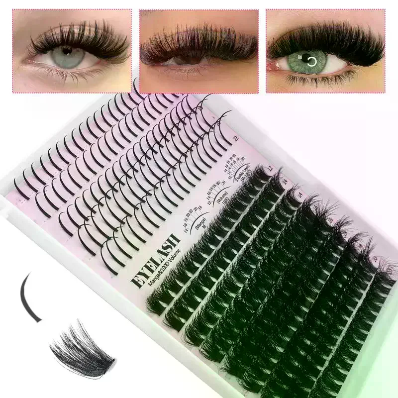 Lash Clusters Kit Lash Spikes  - Eyelash Extension Volume Lashes avaliação e preço