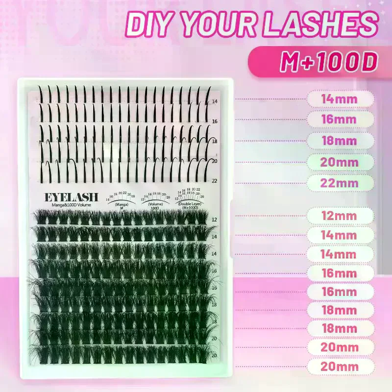 Lash Clusters Kit Lash Spikes  - Eyelash Extension Volume Lashes avaliação e preço