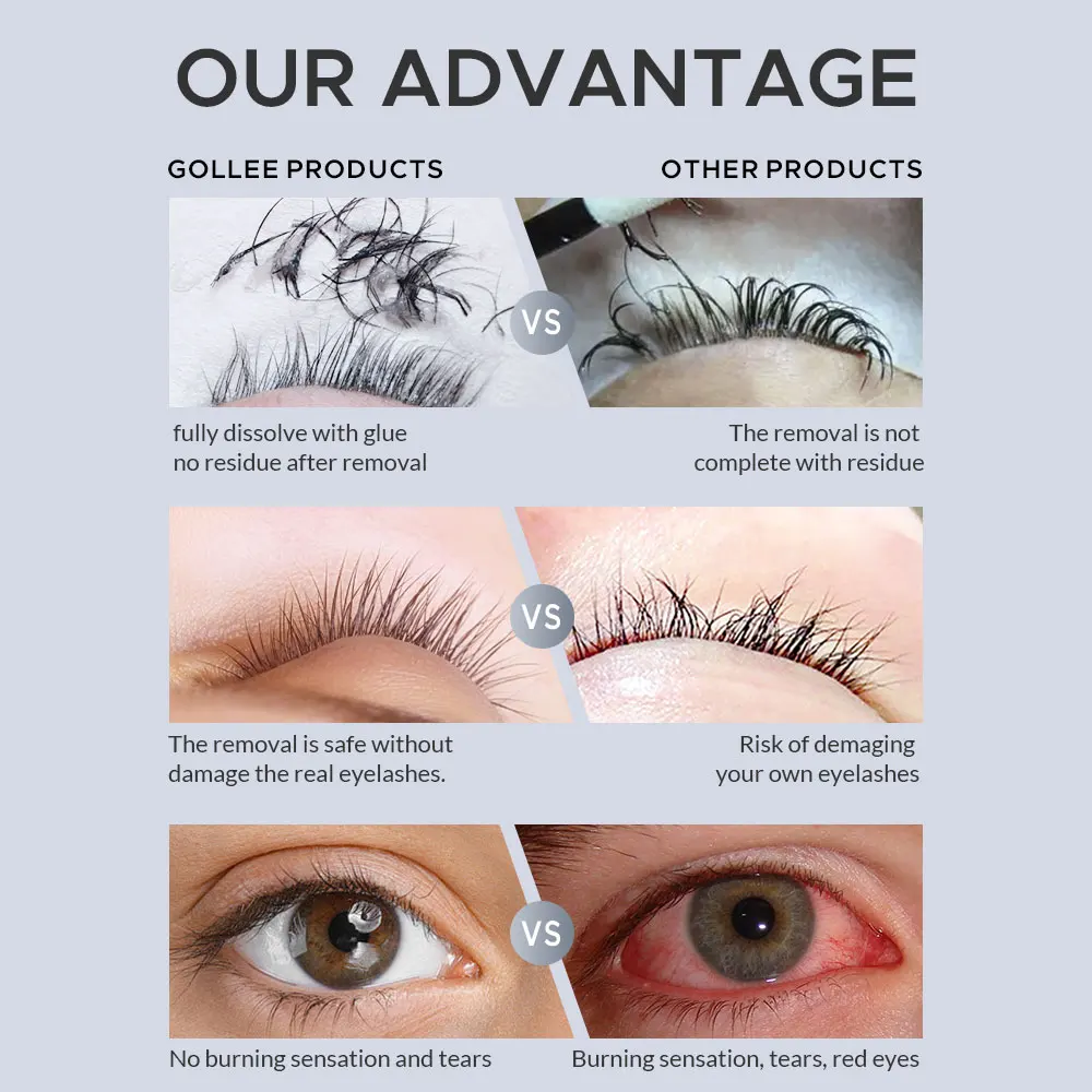 Gollee 5/10 PCS Professional E - Sensitive Lash Glue avaliação e preço