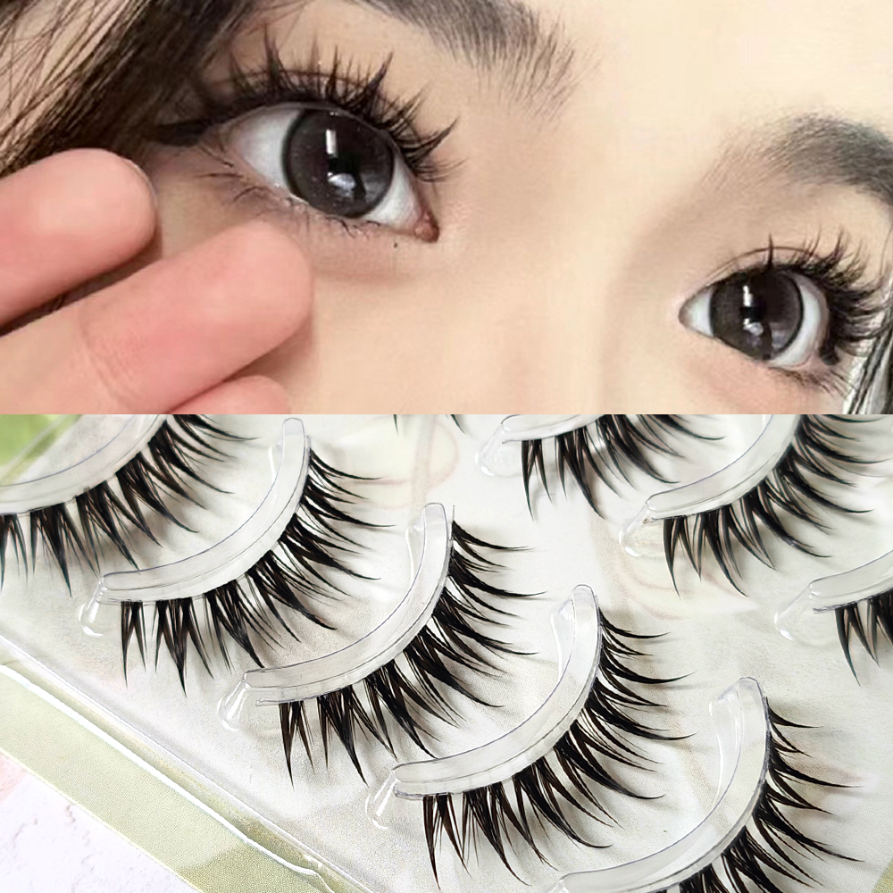 5 Pairs Natural Cat Eye False  - Eyelash Extension Cat Eye Wispy avaliação e preço
