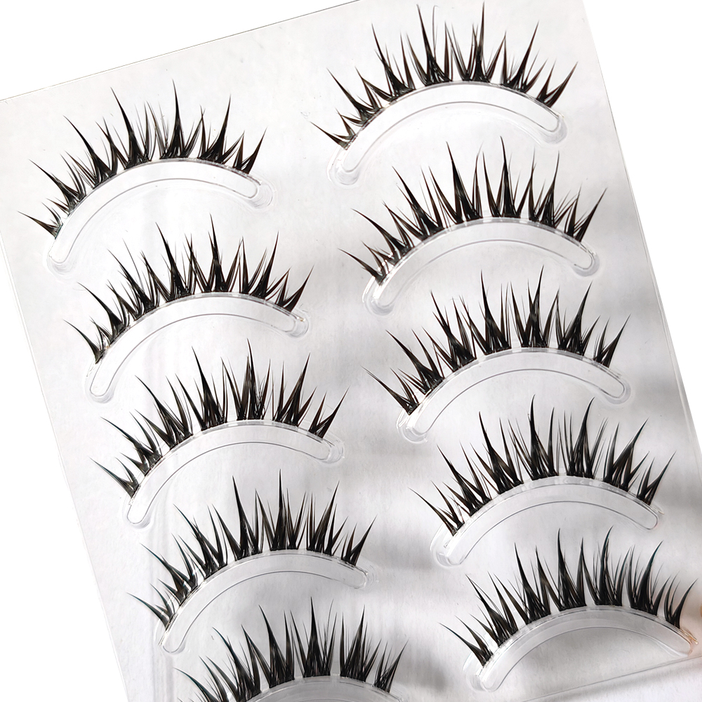 5 Pairs Natural Cat Eye False  - Eyelash Extension Cat Eye Wispy avaliação e preço