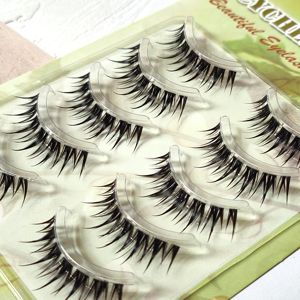 5 Pairs Natural Cat Eye False  - Eyelash Extension Cat Eye Wispy avaliação e preço