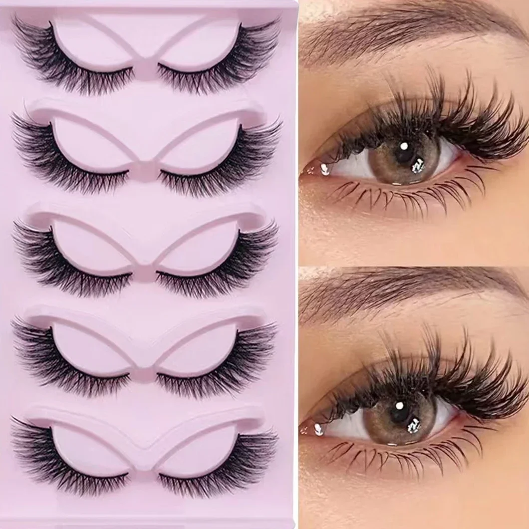 5 Pairs Cat Eye Lashes Wispy F - Eyelash Extension Cat Eye Wispy avaliação e preço
