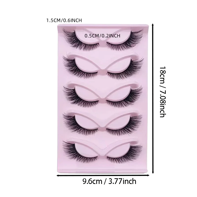 5 Pairs Cat Eye Lashes Wispy F - Eyelash Extension Cat Eye Wispy avaliação e preço
