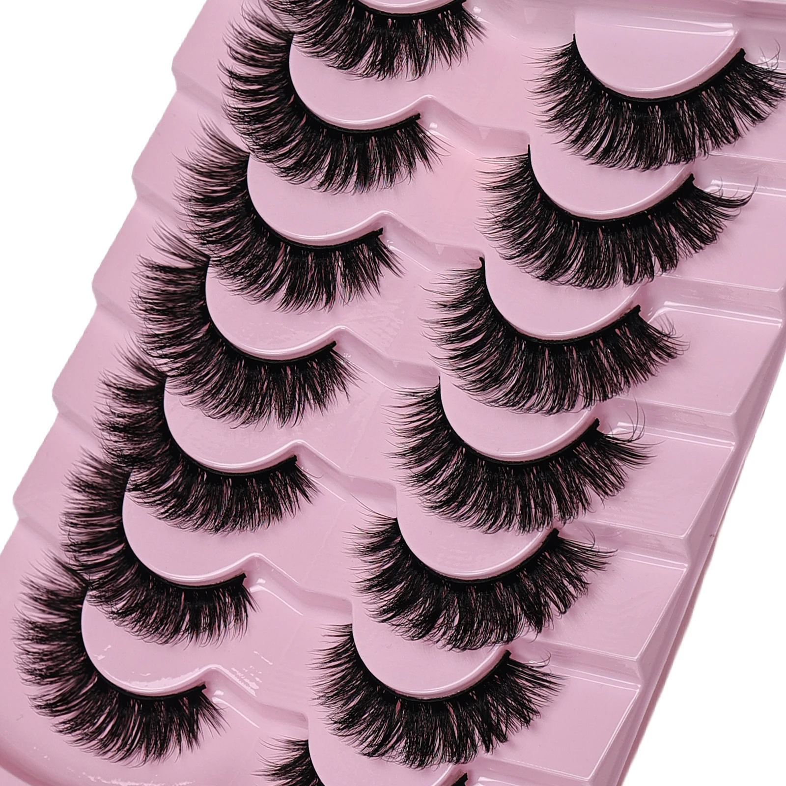 7 Pairs Cat Eye Lashes Volume  - Eyelash Extension Cat Eye Wispy avaliação e preço