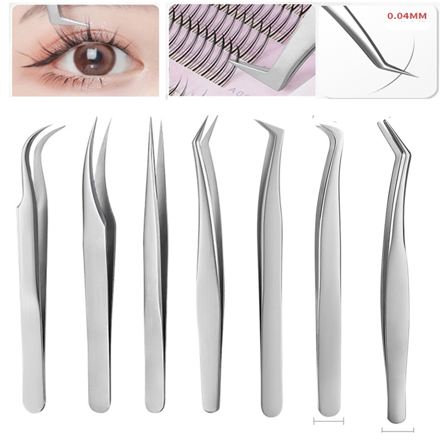 7pcs High Precision Stainless  - Eyelash Extension Or Extensions avaliação e preço