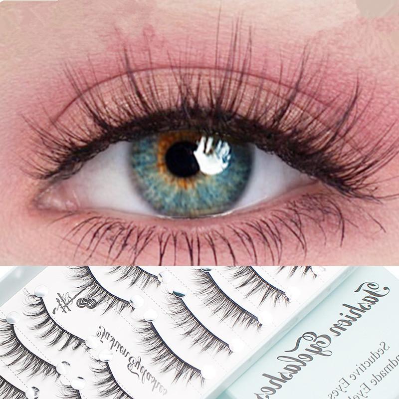 10 Pairs Natural Long Wispy Ca - Eyelash Extension Cat Eye Wispy avaliação e preço