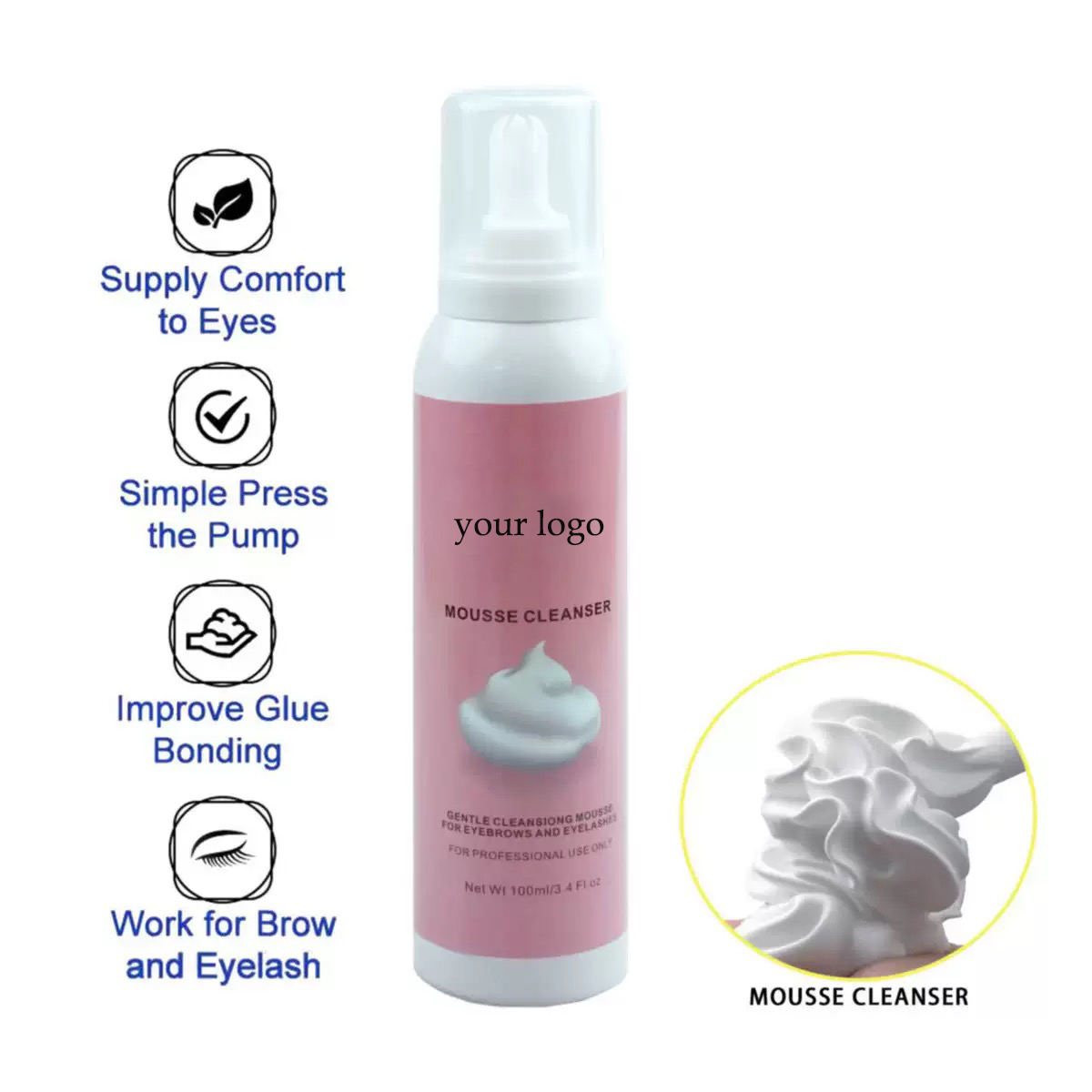 Factory Wholeasle Custom100ml  - Sensitive Lash Glue avaliação e preço