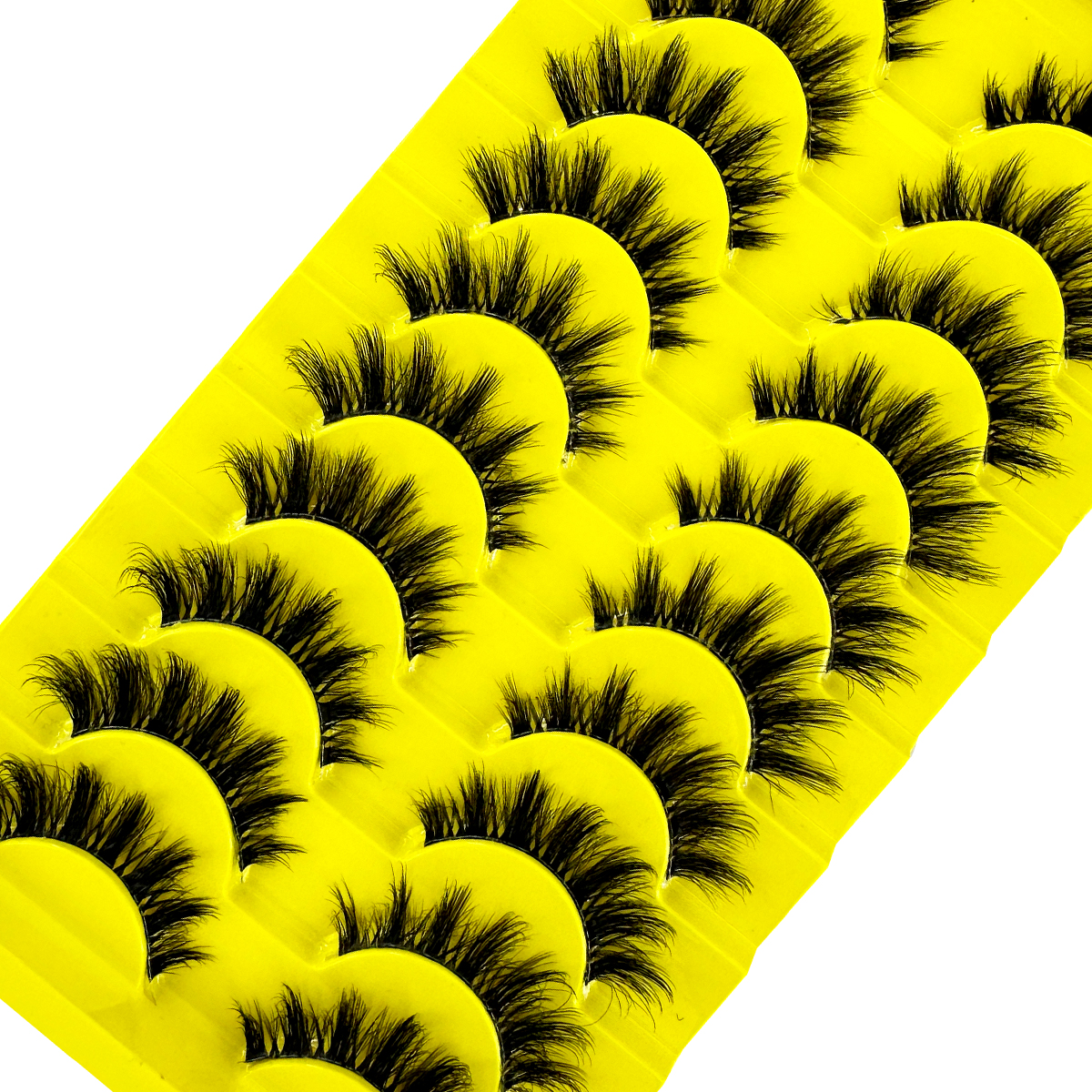 10 Pairs Cat Eye Lashes Natura - Eyelash Extension Cat Eye Wispy avaliação e preço