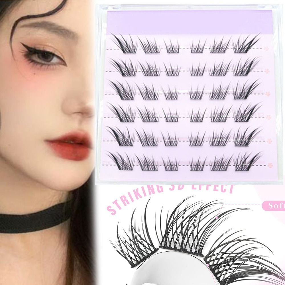 New 3D Cat Eye Self Adhesive L - Eyelash Extension Cat Eye Wispy avaliação e preço